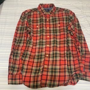 American Eagle orange dress shirt